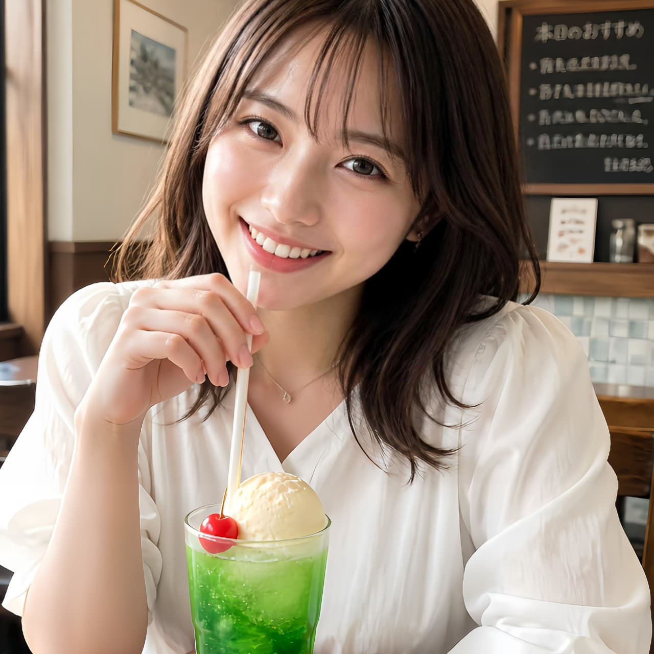男性婚活で出会う可愛い女性のイメージ写真