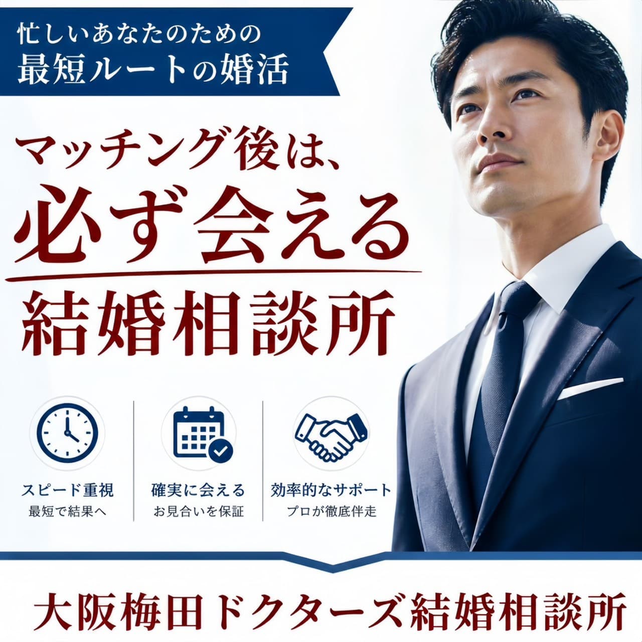 タイパ至上主義のお見合い・スマートな日程調整イメージ
